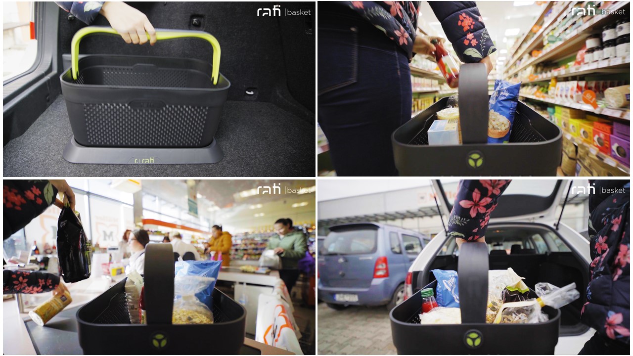 Rati Basket Auto Einkaufskorb für alle Automarken - Maluch Premium  Autozubehör